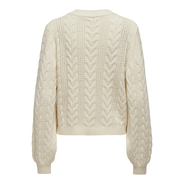 Only Onlrubina ls cable o-neck knt noos ecru 4219.03.0297 large