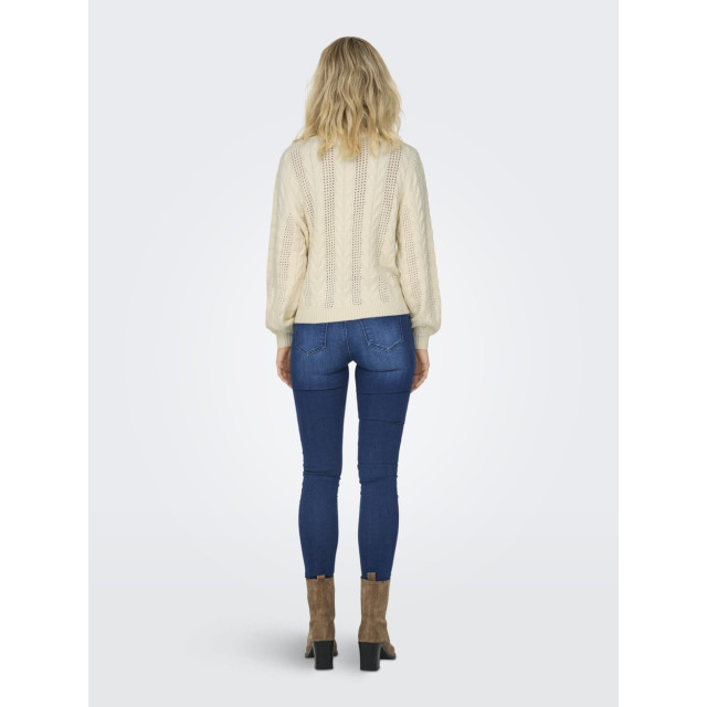 Only Onlrubina ls cable o-neck knt noos ecru 4219.03.0297 large