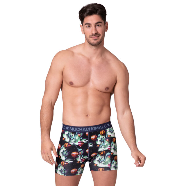 Muchachomalo Heren 2-pack boxershorts air elements AIRELEMENTS1010-04 large Muchachomalo Heren 2-pack boxershorts air elements AIRELEMENTS1010-04 large