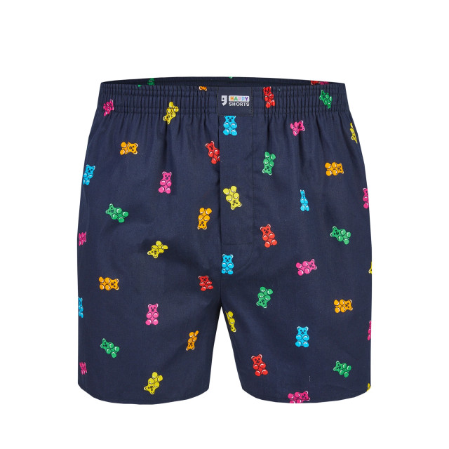 Happy Shorts X heren wijde boxershort met binnenbroek gummibeer print HS-X-329 large