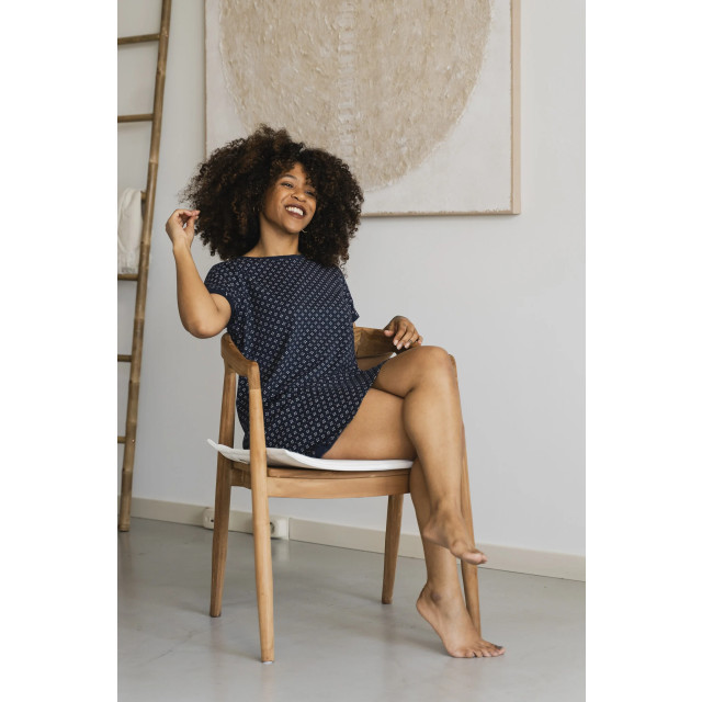 By Louise Essential dames nachthemd korte mouw aop BL-995-1 large