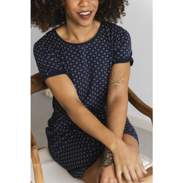 By Louise Essential dames nachthemd korte mouw aop BL-995-1 large