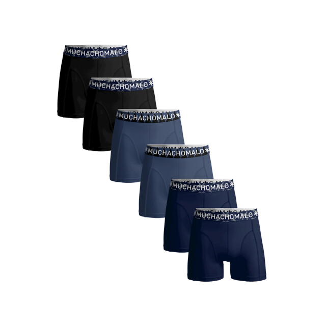 Muchachomalo Heren 6-pack boxershorts effen U-SOLID1010-472 large
