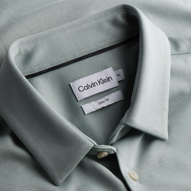 Calvin Klein Smooth cotton slim overhemd K10K113339-PFF-L large
