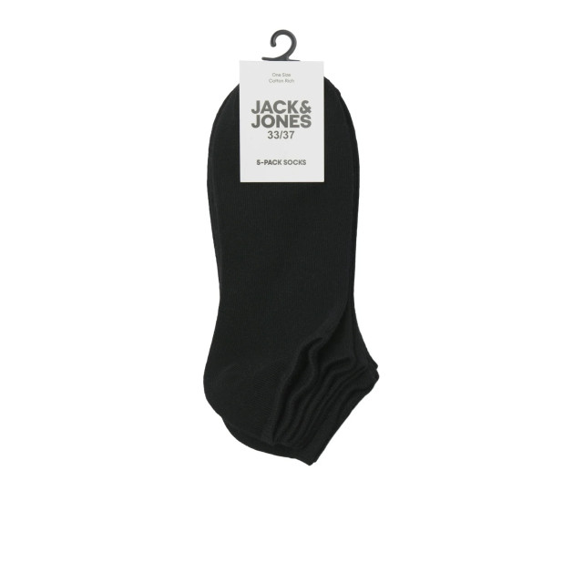 Jack & Jones Sneakersokken jongens jacdongo 5-paar 12186046-Zwart large