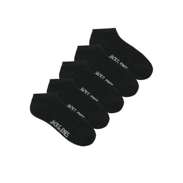 Jack & Jones Sneakersokken jongens jacdongo 5-paar 12186046-Zwart large