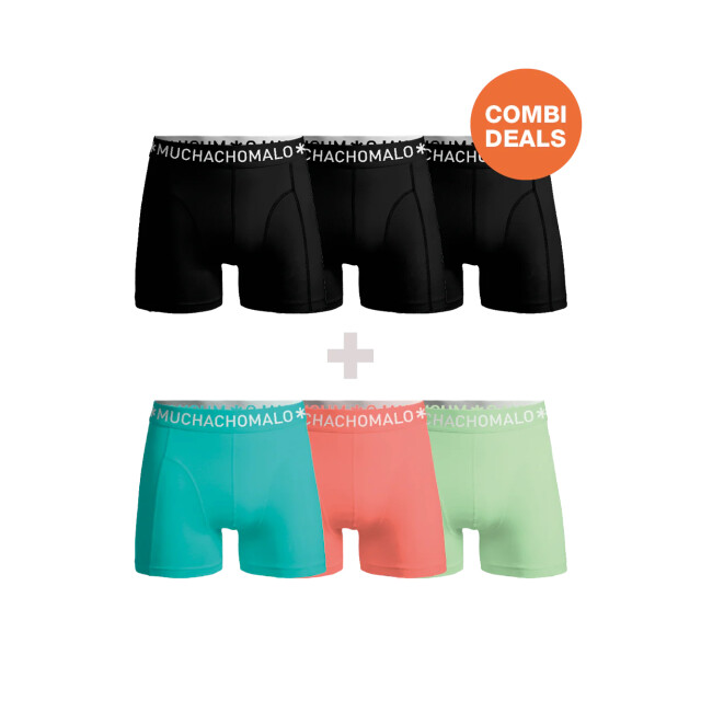 Muchachomalo Heren 3+3-pack boxershorts CDSOL1058-1060 large