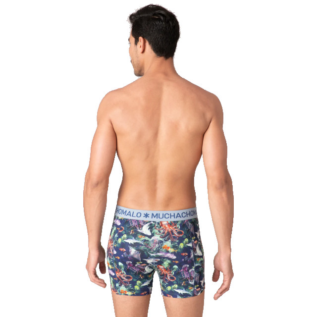 Muchachomalo Heren 3-pack boxershorts print/effen U-OUTLT1010-127 large