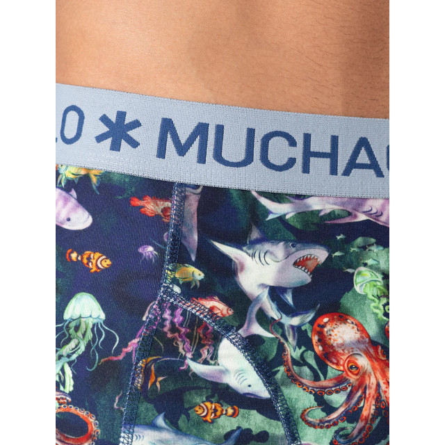 Muchachomalo Heren 3-pack boxershorts print/effen U-OUTLT1010-127 large