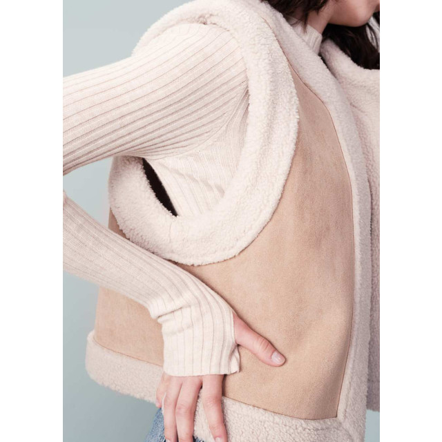 Grace & Mila Suede imitatieschaap gilet noe 8965671813448 large
