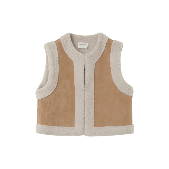 Grace & Mila Suede imitatieschaap gilet noe 8965671813448 large