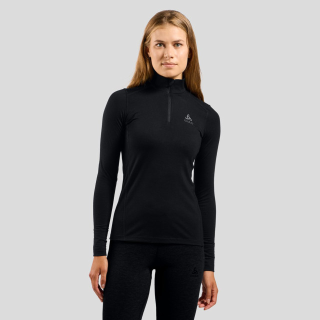 Odlo Bl top turtle neck l/s half zip merino 2 111501 large