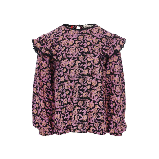 Looxs Revolution Viscose wijde blouse autumn flower voor meisjes in de kleur 2431-7150-960 large