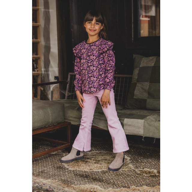 Looxs Revolution Viscose wijde blouse autumn flower voor meisjes in de kleur 2431-7150-960 large