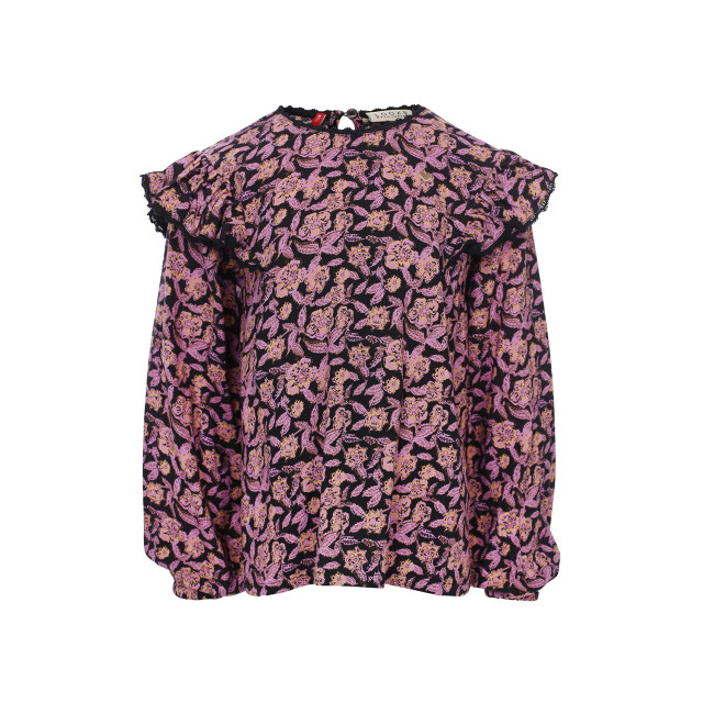 Looxs Revolution Viscose wijde blouse autumn flower voor meisjes in de kleur 2431-7150-960 large