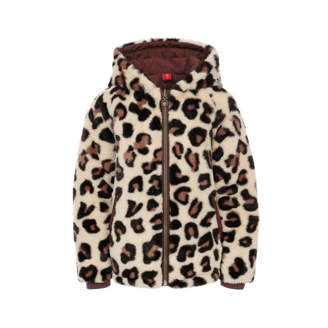 Looxs Revolution Reversibel winterjas big leopard voor meisjes in de kleur 2431-7220-452 large