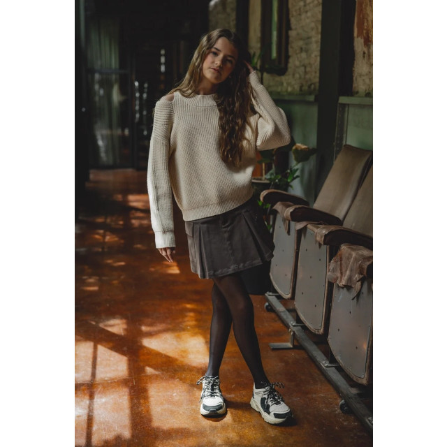 Looxs Revolution Gebreide sweater open schouders voor meisjes in de kleur 2431-5303-014 large