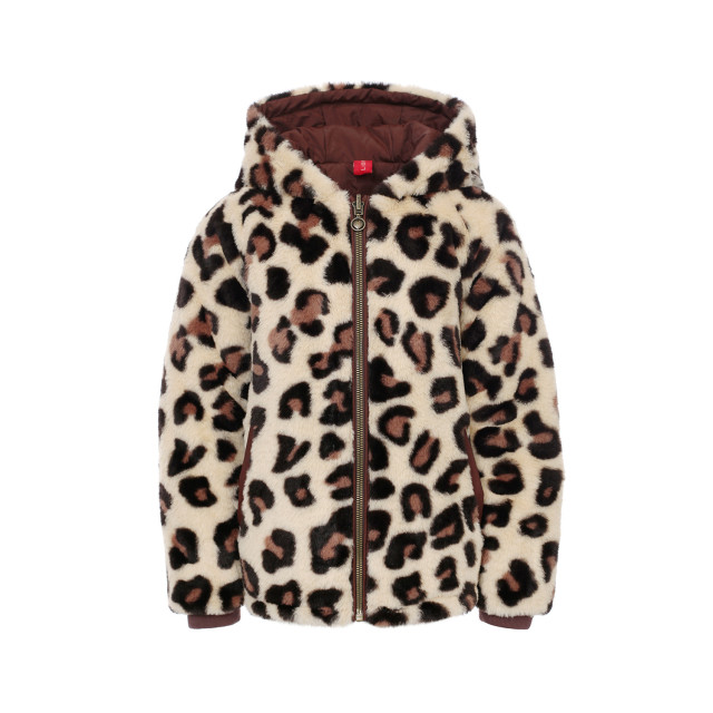 Looxs Revolution Reversibel winterjas big leopard voor meisjes in de kleur 2431-7220-452 large