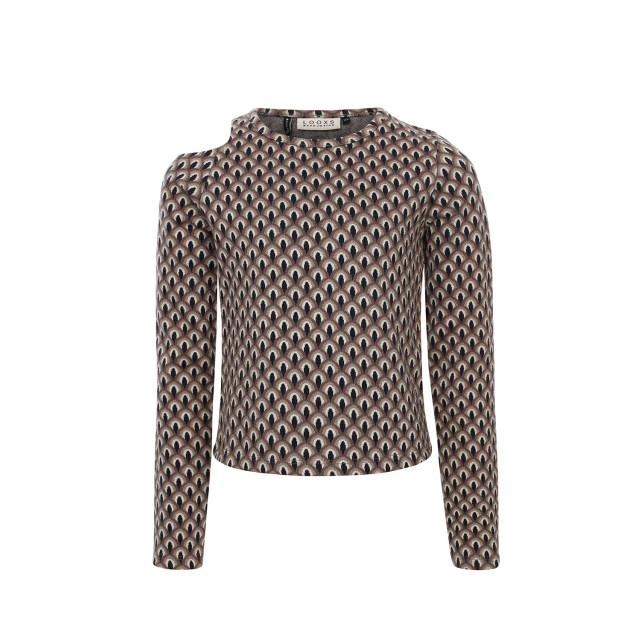 Looxs Revolution Fancy top graphic print voor meisjes in de kleur 2431-5413-921 large