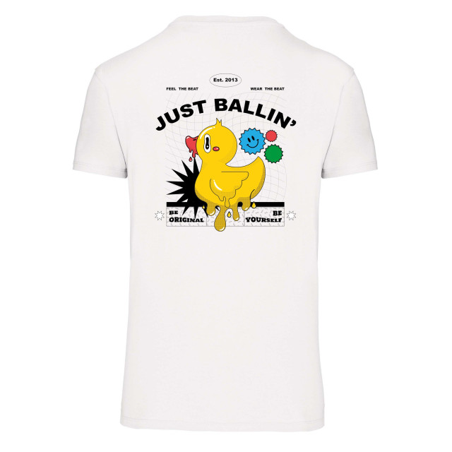 Ballin Est. 2013 Backprint duck shirt SHBPDUCK-WHT-XL large