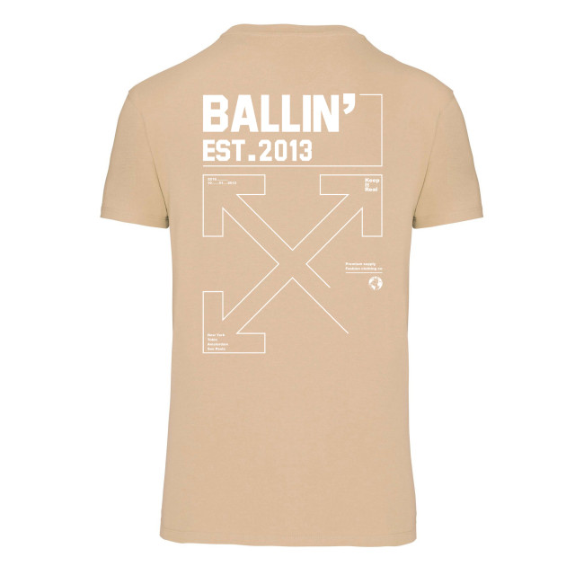 Ballin Est. 2013 Backprint cross shirt SHBPCROSS-SAN-L large