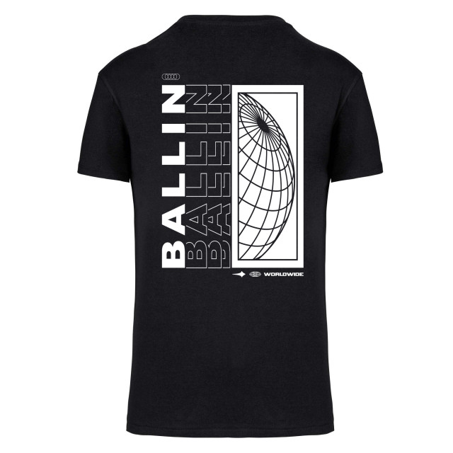 Ballin Est. 2013 Backprint world shirt SHBPWORLD-BLK-M large
