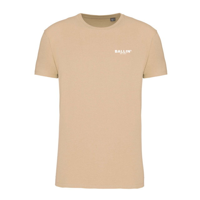 Ballin Est. 2013 Backprint world shirt SHBPWORLD-SAND-L large