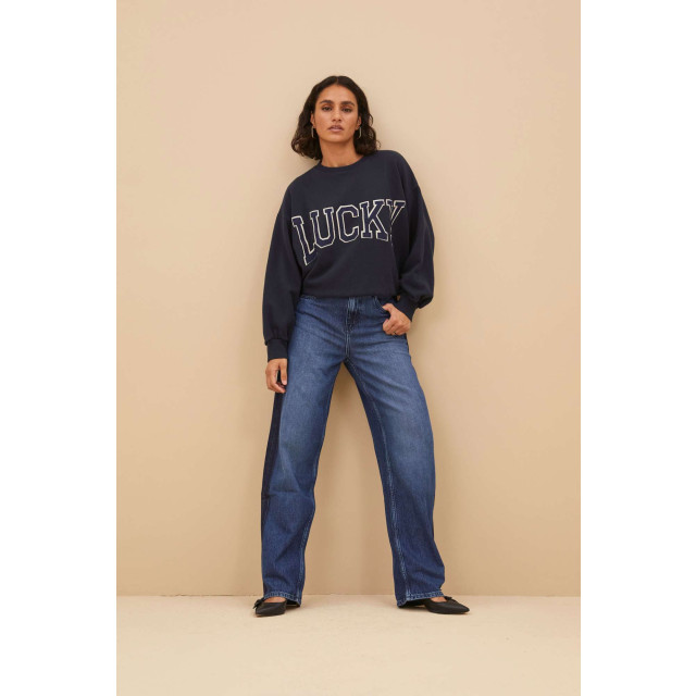 By-Bar Amsterdam Bibi patchwork sweater midnight 24518912-856 large
