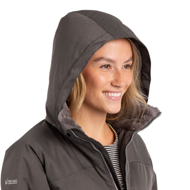 Trespass Dames gewatteerde winterjas UTTP5813_darkgreymarl large