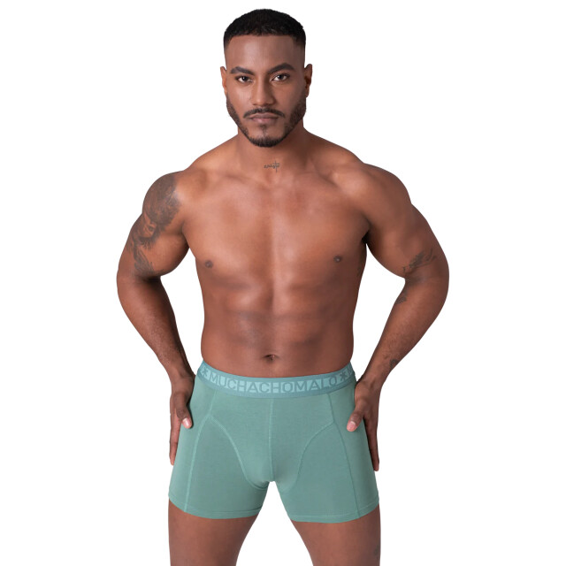 Muchachomalo Heren 2-pack boxershorts effen SOLID1010-658 large Muchachomalo Heren 2-pack boxershorts effen SOLID1010-658 large