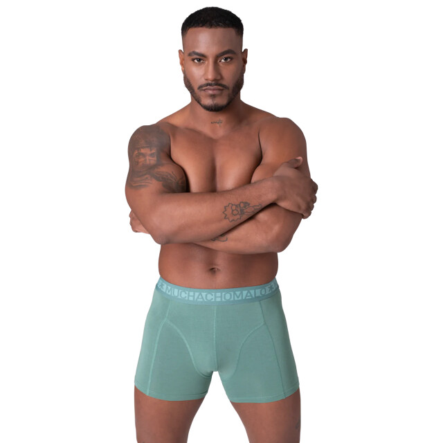 Muchachomalo Heren 2-pack boxershorts effen SOLID1010-658 large Muchachomalo Heren 2-pack boxershorts effen SOLID1010-658 large