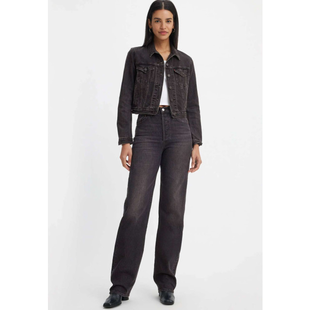 Levi's Ribcage full length static noise black denim 79078-0011 large