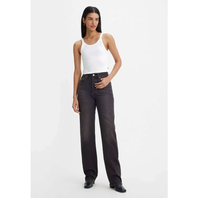Levi's Ribcage full length static noise black denim 79078-0011 large