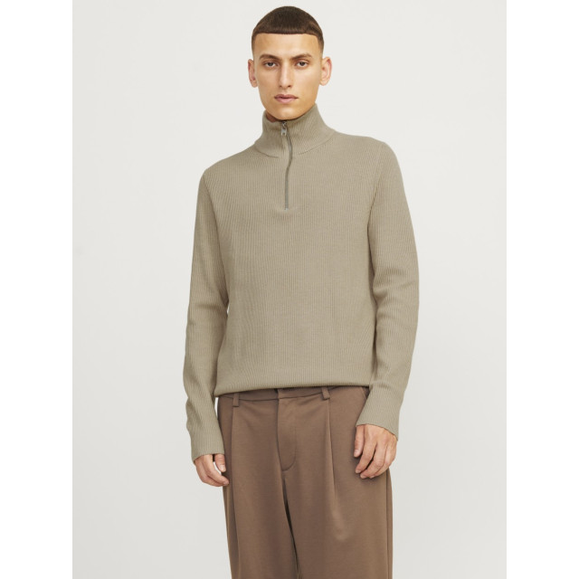 Jack & Jones Jjeperfect knit half zip sn zand 5219.04.0056 large