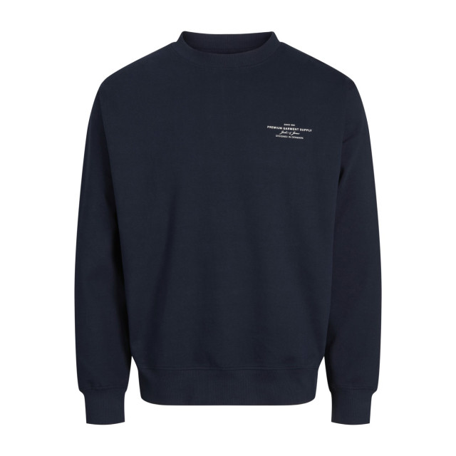 Jack & Jones Jprblachad branding sweat crew neck navy 5209.37.0216 large