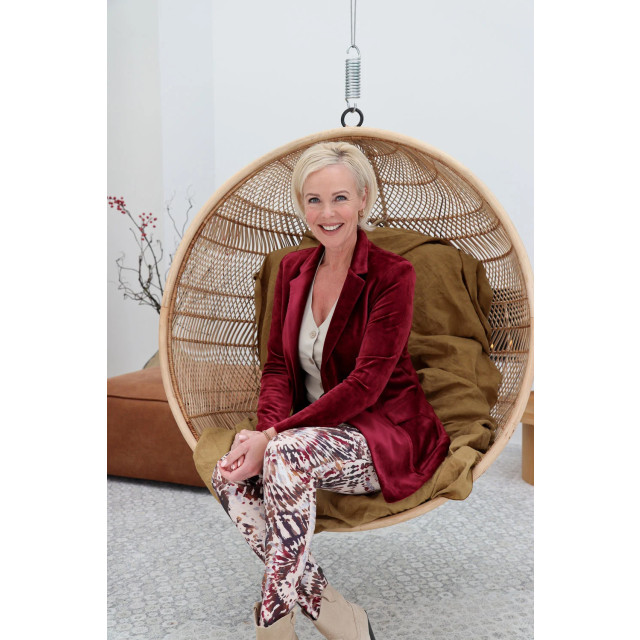 Helena Hart 7425uni blazer velour midi uni wine 7425Uni Blazer Velour Midi Uni Wine large