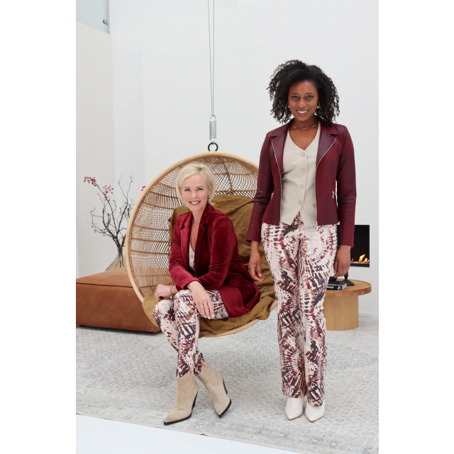Helena Hart Chino print splash 7306 wine 7306 large Helena Hart Chino print splash 7306 wine 7306 large