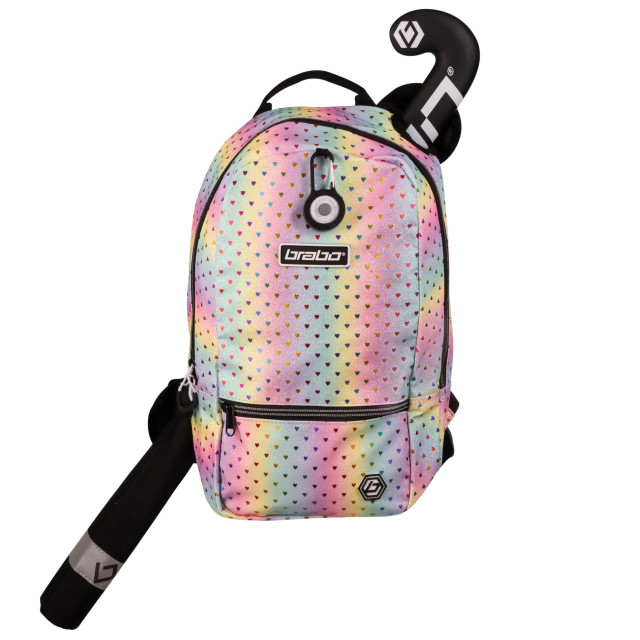 Brabo bb5040 backpack fun rainbow hearts hockey rugzak - 067006_500-ONE large