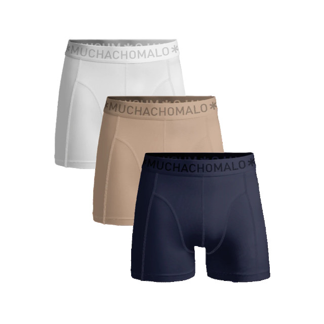 Muchachomalo Heren 3-pack boxershorts effen U-SOLID1010-962 large