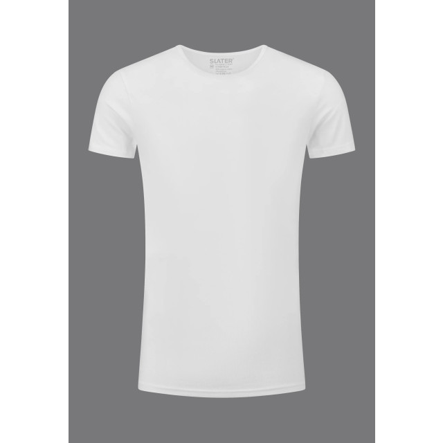 Slater T-shirts 6500 stretch 2-pack o-neck white large