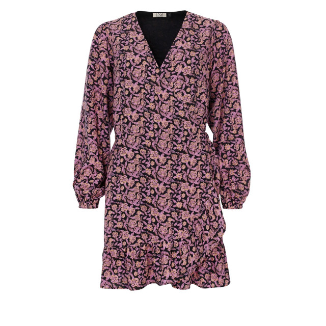 Looxs Revolution Lxs viscose wrap jurk autumn flower voor dames in de kleur 2431-9850-960 large