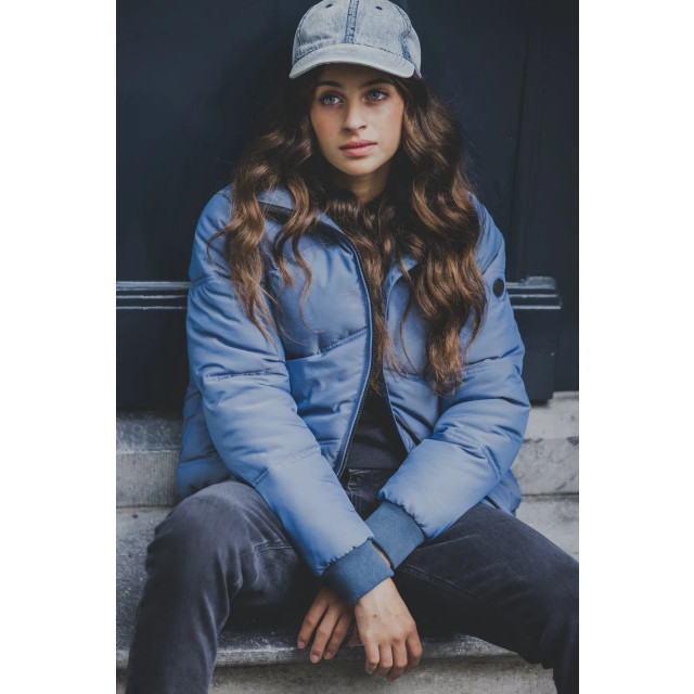 Looxs Revolution Bomber winter jas gewatteerd blue voor meisjes in de kleur 2431-5222-178 large