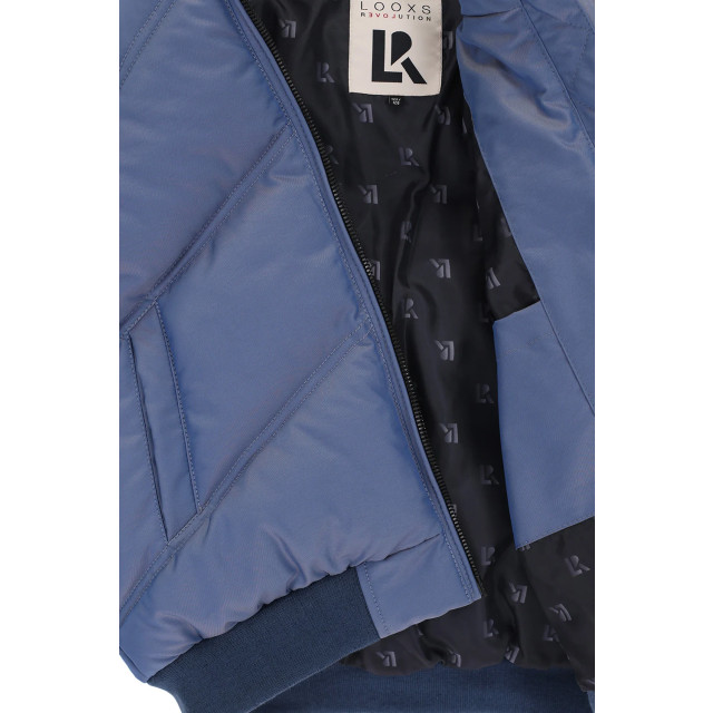 Looxs Revolution Bomber winter jas gewatteerd blue voor meisjes in de kleur 2431-5222-178 large