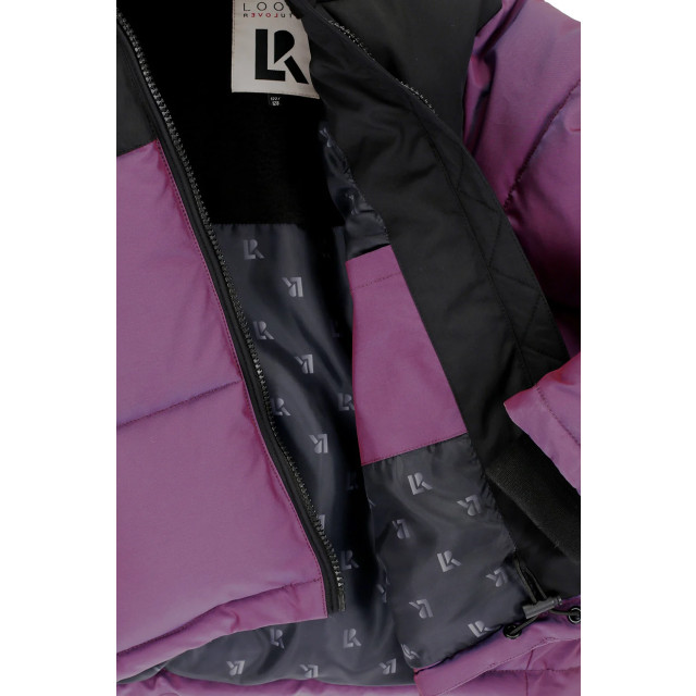 Looxs Revolution Winterjas gewatteerd purple voor meisjes in de kleur 2431-5211-595 large