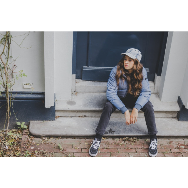 Looxs Revolution Bomber winter jas gewatteerd blue voor meisjes in de kleur 2431-5222-178 large