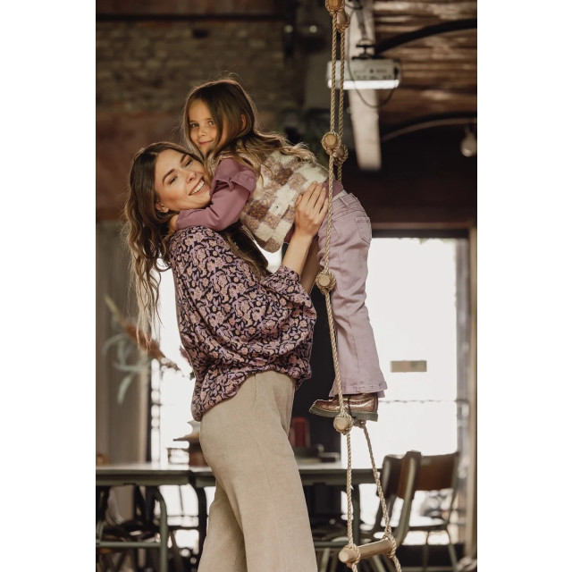 Looxs Revolution Lxs wide leg corduroy stretch voor dames in de kleur 2431-9611-376 large