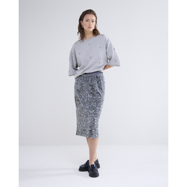 Summum Rok sequins velour pantalons 6s1310-119 6s1310-11936 large