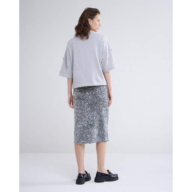 Summum Rok sequins velour pantalons 6s1310-119 6s1310-11936 large
