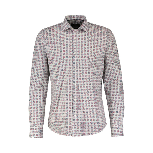 Lerros Heren overhemd 2481361 325 light garnet red Lerros Overhemd 2481361 325Red large