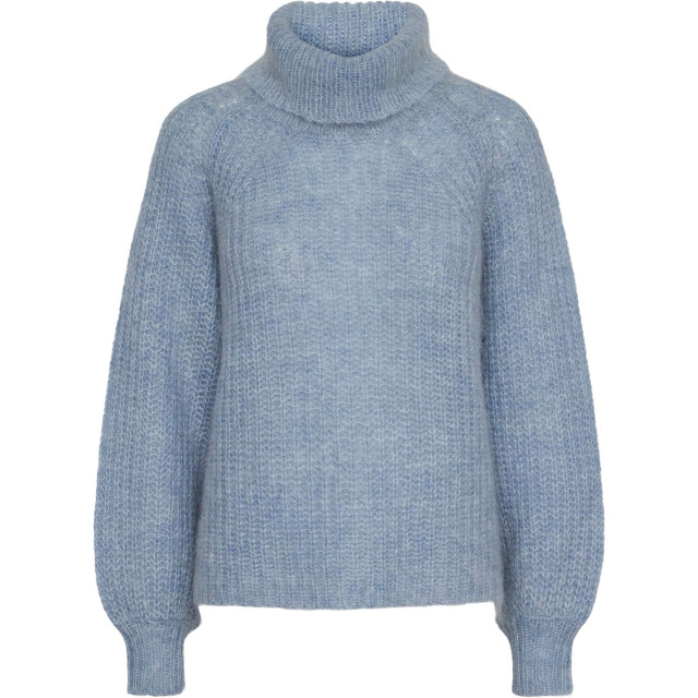 Y.A.S Yaslambi ls knit rollneck pullover s. dusty blue 26028150-226475 large